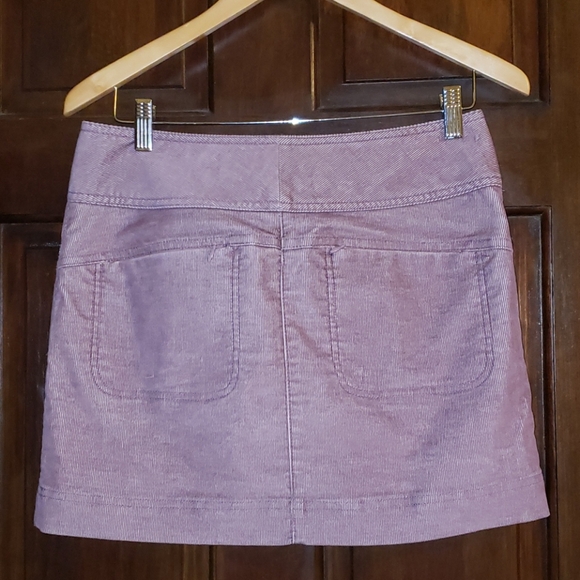 Athleta NWOT Vintage Ridge Mauve Corduroy Skirt - Picture 3 of 8